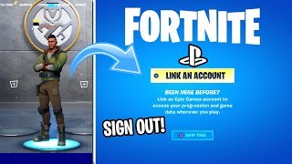 How to SIGN OUT OF FORTNITE ON PS4 (EASY METHOD)