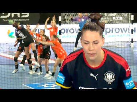 Incredible 9m Shot | Emily Bolk | Germany vs Netherlands | EHF EURO 2022 Qualifications