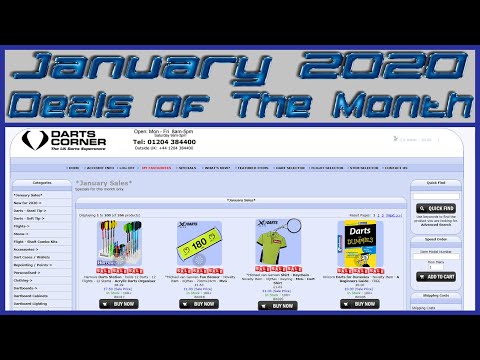 January 2020 Deals Of The Month - Incredible Dart Deals!!