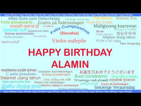 Alamin   Languages Idiomas - Happy Birthday