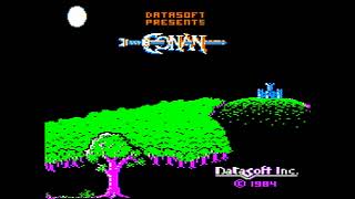 Conan Apple II Title Screen Music Real Hardware Recording