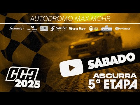 [SÁB] - AO VIVO E COM IMAGENS - 5ª Etapa do Campeonato Catarinense de Automobilismo - ASCURRA -