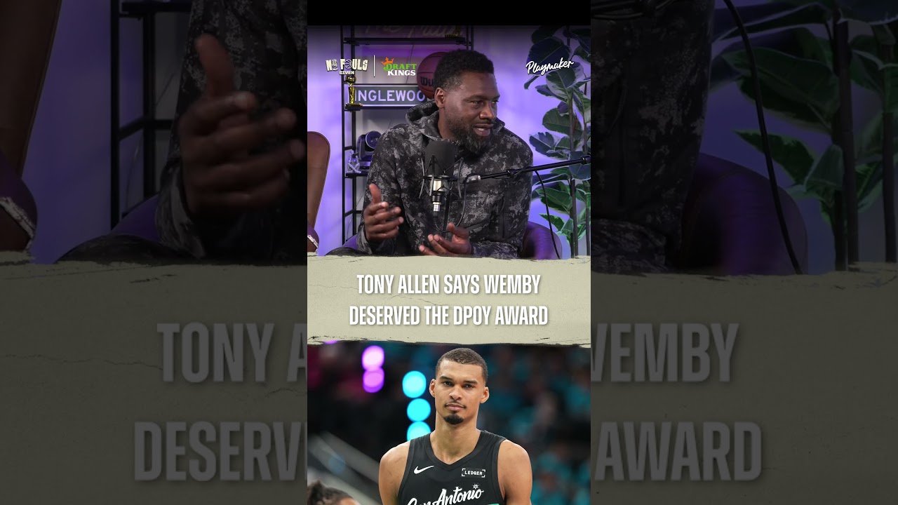 Tony Allen is rocking with Wemby becoming DPOY 🔥