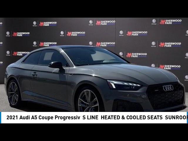 2021 Audi A5 Coupe Progressiv | S LINE | HEATED & COOLED SEATS in Cars & Trucks in Strathcona County