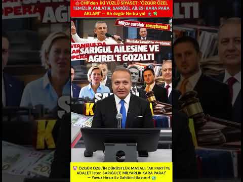 📢 İSTANBUL'DA YER GÖK İNLEDİ: SARIĞÜL AİLESİ VE AĞIREL'E KARA PARA OPERASYONU, DOSYA ANKARA'YA FIRLADI! ✨  

📢 Hani siz günlerce dürüstlük maskesi takıp millete masal anlatıyordunuz? 🎯  

📢 Alman vatandaşlarının suç duyurusuyla bataklık taşa çarptı, milyarlık skandal ortalığa saçıldı. 📢  

🚀 İki yabancının şikayeti üzerine KARA PARA AKLAMA suçundan dev soruşturma resmen patladı. ✨  

💎 ALMANYA'DAN GELEN TOKAT, DOSYA ANKARA'YA FIRLADI! 🚀  

💎 Ortada milyarlık eurolar, tehdit iddiaları ve havada uçuşan şüpheli fonlar var. 🎯  

🔥 İstanbul'da başlatılan operasyon dalgasında kimler yok ki? 📢  

✨ Emir Sarıgül, Ömer Sarıgül, Aylin Kotil ve Murat Ağırel hakkında gözaltı talimatı verildi. 📢  

🔥 DEV KUMPAS çöktü, Alman vatandaşlarının şikayetiyle tüm tezgah başlarına yıkıldı. 🎯  

📢 KİRLİ ÇARKIN SONUNA GELDİNİZ! 📢  

💎 Fon iddiaları, tehditler ve kara paralarla dirlik düzen kuranların maskesi yine düştü. 🚀  

💎 HAKİKAT TOKADI öyle bir çarptı ki liste liste isimler tek tek gözaltı listesine yazıldı. 🚀  

✨ ALMANYA BAĞLANTILI MİLYARLIK VURGUNCULAR ADALETİN PENÇESİNDEN KURTULAMIYOR! ⭐  

🚀 Olayın Tüm Perde Arkası, Belgeler ve Detaylar İlk Yorumdaki Linkte: 

🎯 Web Sitemiz: https://bulenttasgin-haber. 📢 com/ 

💎 Yazan: Bülent Taşgın 

🔥 #BulentTasgin #MakyajsizGercekler #Sarigul #MuratAgirel #KaraPara #Siyaset #Gundem #SonDakika #Haber #Politika 