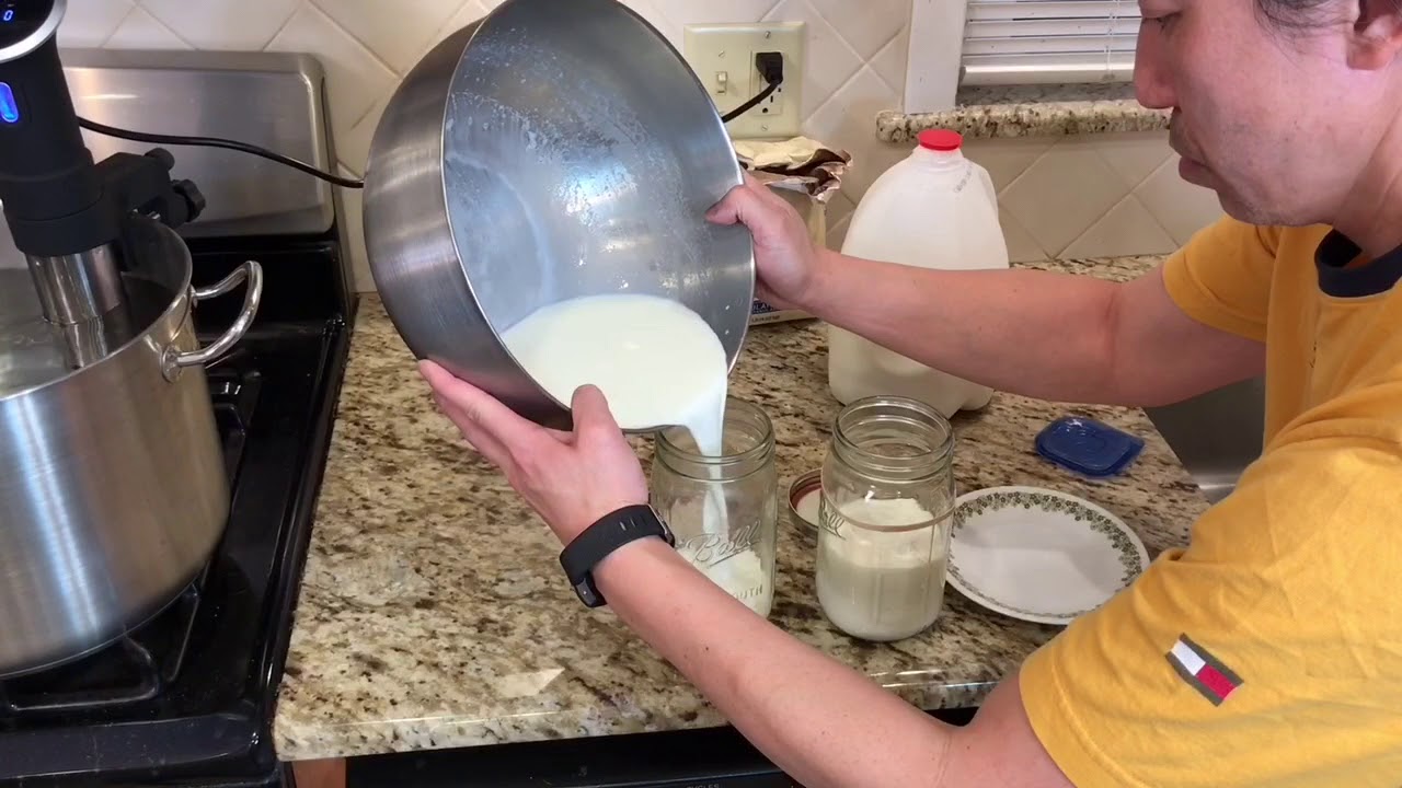 Homemade Yogurt Experiment - should you heat up milk before fermentation ?
