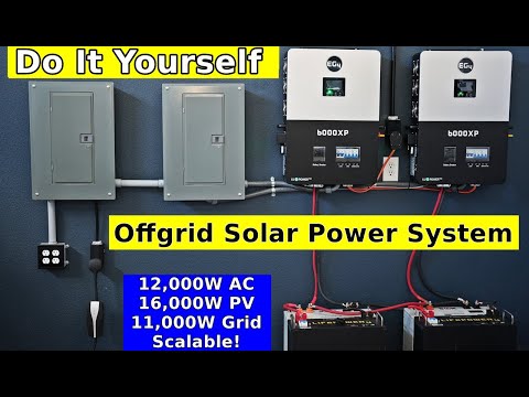 How to Build Expandable Off-grid Solar Systems w/ EG4 6000XP
