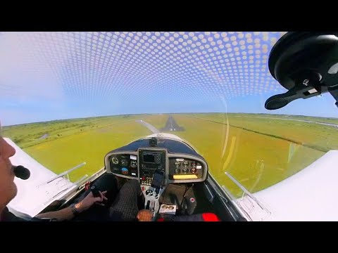 ANFLUG AUF BORKUM: EDWR PISTE 31 (COCKPIT VIEW)