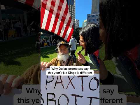 Why Dallas protestors say this year's No Kings is different
