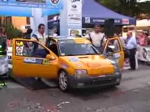 PAOLO ZANDANEL - LUCA ZANDANEL  3 RALLY RONDE ACI BS 2013 PARTENZA E ARRIVO