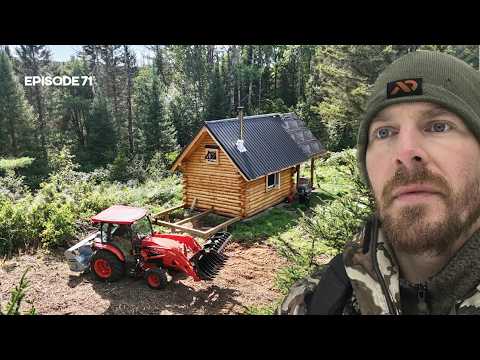 Bathroom Addition Pt.1, Fixing Tractor, Driveway |EP71| Log Cabin Build on Off-Grid Homestead