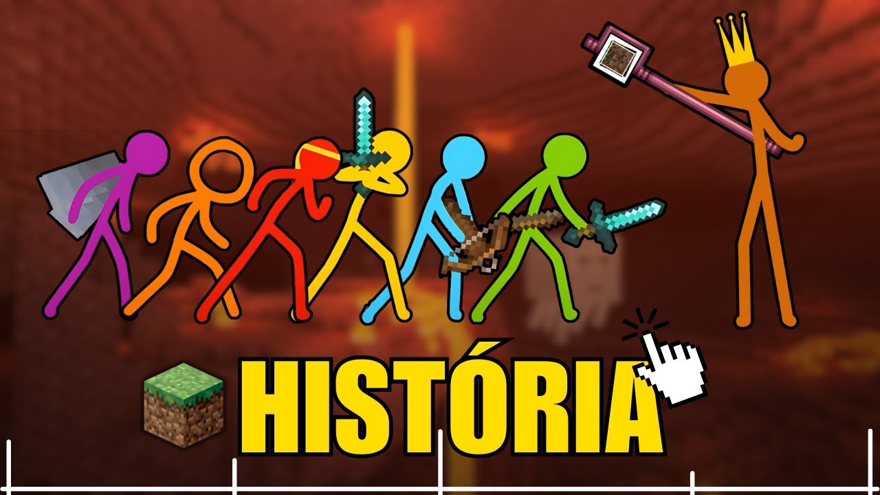 ANIMATION VS MINECRAFT HISTÓRIA COMPLETA | Resumo AvM (Alan Becker)