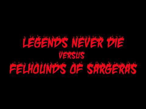 Legends Never Die versus Mythic Felhounds of Sargeras [Fire mage PoV, World First "solo"]