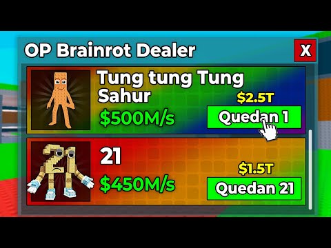 Roba un Brainrot pero, el DEALER da BRAINROT OP?!