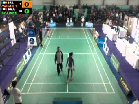 Irish Open 2012 12 07 M18 WS R2 Chloe Magee IRE v Marie Batomene FRA