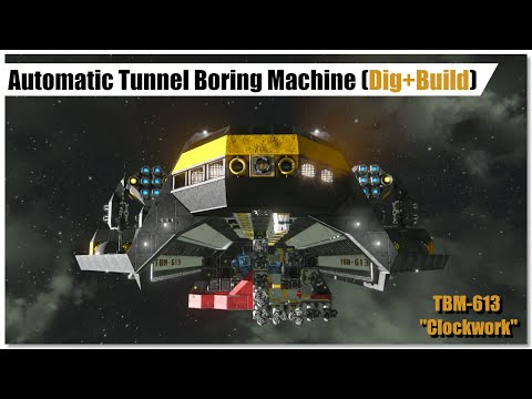 TBM-613 Automatic Tunnel Boring Machine