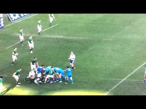 Ghiraldini has it up the rear!!