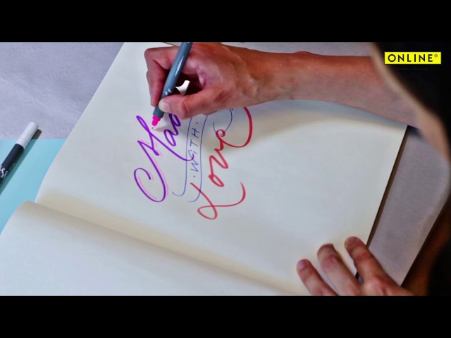 Video teaser for ONLINE Calli.Brush Pens | Hand Lettering mit den Calli.Brush Pens