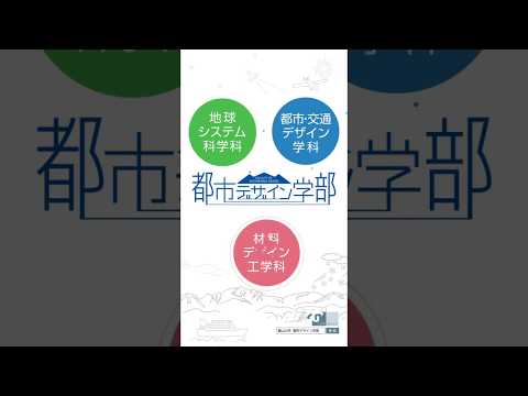 2018年4月 富山大学都市デザイン学部 始動!