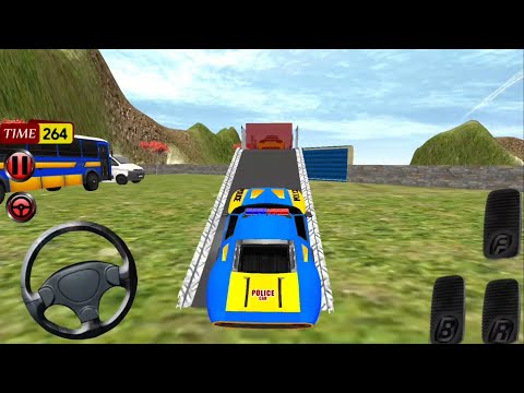 Police Car Offroad Transport Truck - Android Gameplay FHD