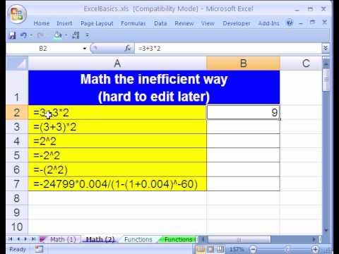 Excel Basics 1 What Is Excel