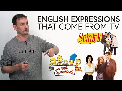 學習來自電視節目的英語表達。朋友》、《宋飛》、《搖滾30分》... (Learn English expressions that come from TV shows: Friends, Seinfeld, 30 Rock...)