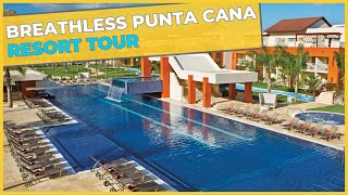 Breathless Punta Cana Resort and Spa: Adult Only All Inclusive - Resort Tour (4K)