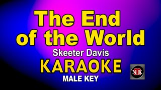 Download lagu THE END IF THE WORLD [ KARAOKE | MALE KEY ] - SKEETER DAVIS@nuansamusikkaraoke mp3