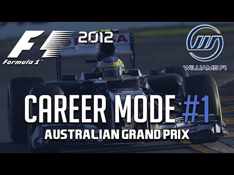 BRINGING BACK MEMORIES | F1 2012 Williams Career Mode: Race 1 - Australia