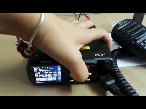 2018 hot sell mini cb radio QYT CB-27 with 9 channel 4W mini CB RADIO