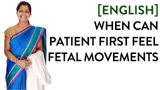 [English] - When Patients First Feel Fetal Movements