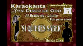 SI QUIERES SABER KARAOKE LIMITE
