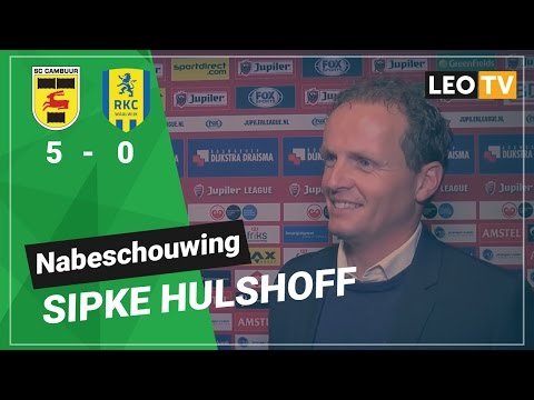 Nabeschouwing Sipke Hulshoff SC Cambuur   RKC Waalwijk