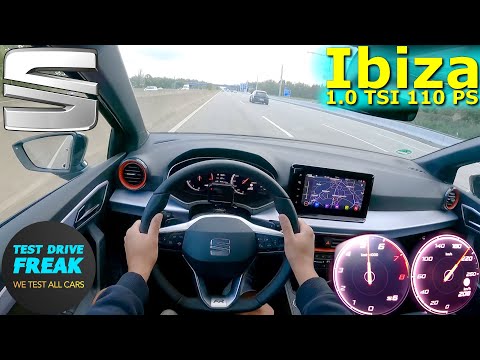 Thumbnail for 2023 Seat Ibiza 1.0 TSI DSG 110 PS TOP SPEED GERMAN AUTOBAHN DRIVE POV by SEAT