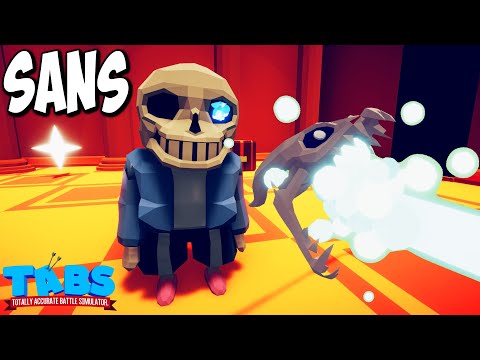 💀SANS (New Mod) vs Every Faction - Totally Accurate Battle Simulator TABS