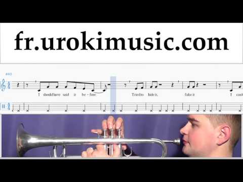 Cours de Trompette Ariana Grande - Break Free Tuto Partitions Partie#2 um-829