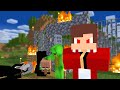 Save Mikey from villagers - Minecraft Animation【Maizen Mikey and JJ】