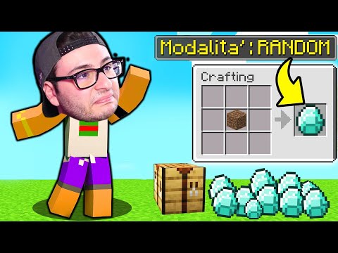 HO GIOCATO A MINECRAFT IN DIFFICOLTA' RANDOM!