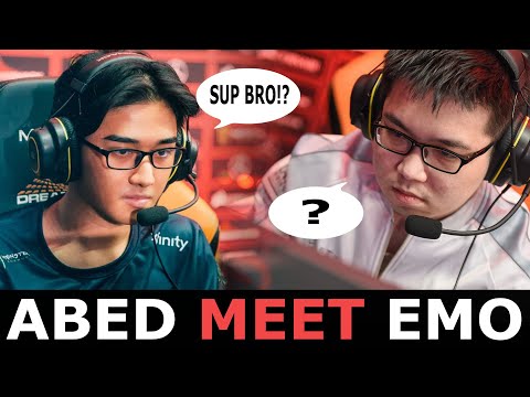 ABED and EMO IN ONE TEAM - WHO WILL TAKE MID? | DOTA 2 Gameplay