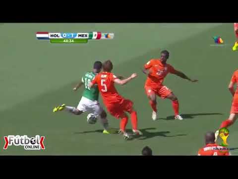 golazo de giovanni dos santos vs holanda mundial brasil 2014