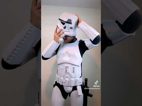 “Isn’t your hair a bit long to be a Stormtrooper?” #cosplay #starwars