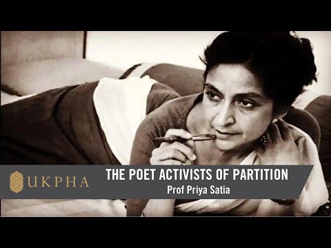 Prof Priya Satia on the Poet Activists of Partition