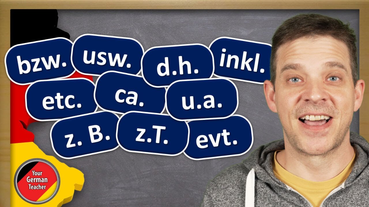 German Abbreviations for Writing | The Top 10 🎯