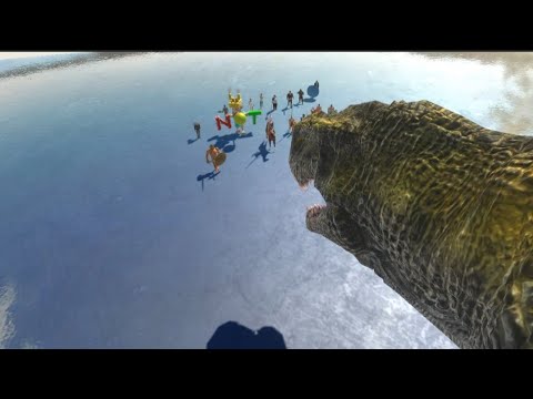 ancient humans and modern humans vs T-Rex the giant - new arbs update