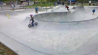 preview picture of video 'Bree and her Strider at the skate park'