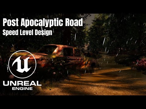Post Apocalyptic Road | UE4 Speed Level Design