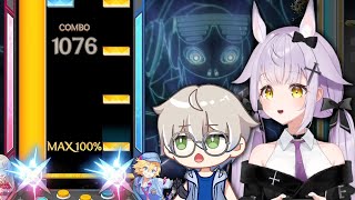 연타가 할만하다는 리듬게임 원석에게 리듬게임 알려주기