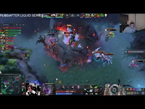 Qojqva can't stop laughing after Nisha steals the Aegis and casually escapes the Rosh Pit