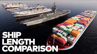 SHIP LENGTH 3D COMPARISON
