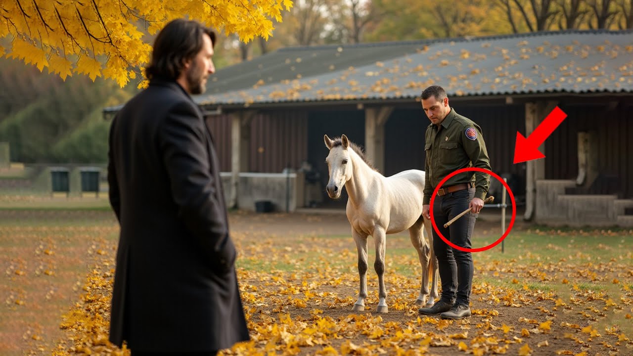 Zookeeper Bullies a Baby Horse for Entertainment, Not Knowing Keanu Reeves Saw Everything!